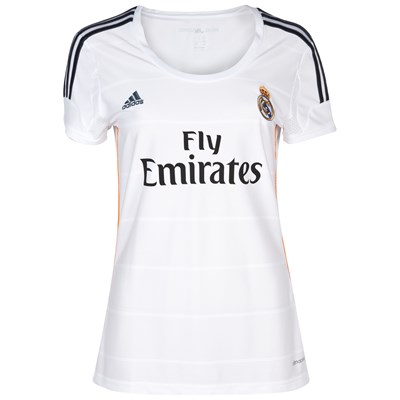 13-14 Real Madrid Home Womens Jersey Shirt - Click Image to Close